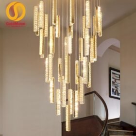 Đèn thả thông tầng pha lê 3950 2