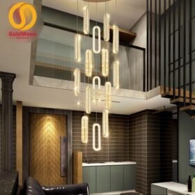 Đèn thả thông tầng pha lê 3953 2