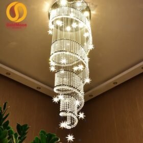 Đèn thả thông tầng pha lê 3972 2