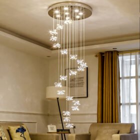 Đèn thả thông tầng pha lê 3929 1