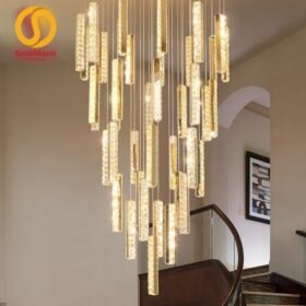 Đèn thả thông tầng pha lê 3950 1