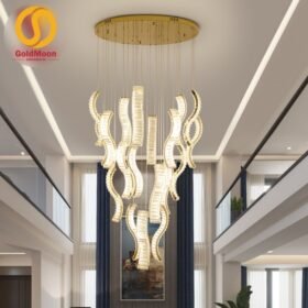 Đèn thả thông tầng pha lê 3952 1