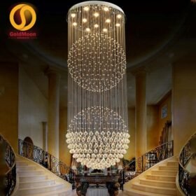 Đèn thả thông tầng pha lê 3968 1