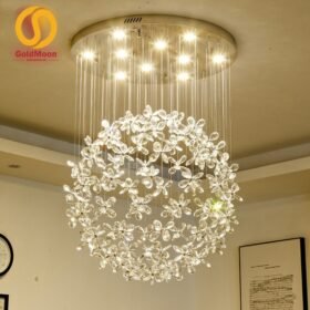 Đèn thả thông tầng pha lê 3986 1