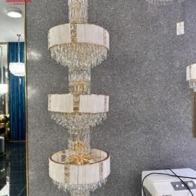 Đèn thông tầng pha lê cao cấp GM3-817 2