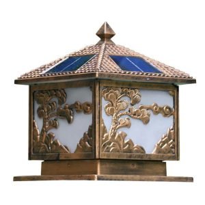 Đèn trụ cổng năng lượng mặt trời và các ưu điểm của nó. Den tru cong nang luong mat troi va cac uu diem cua no 1