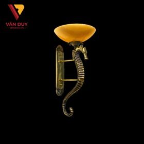 Đèn tường nến đồng đá 4147T1 2