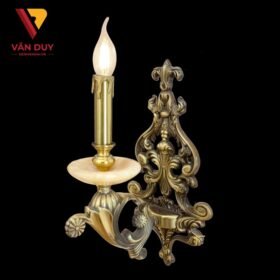Đèn tường nến đồng đá 4203T1 2