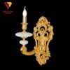 Đèn tường nến đồng đá 24K 4239T1 2