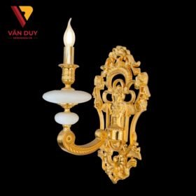 Đèn tường nến đồng đá 24K 4239T1 2