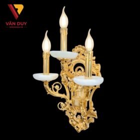 Đèn tường nến đồng đá 24K 4240T3 2