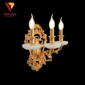 Đèn tường nến đồng đá 24K 4241T3 2