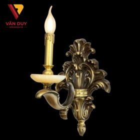 Đèn tường nến đồng đá 4259T1 2