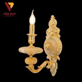 Đèn tường nến đồng đá 24K 4266T1 2