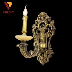 Đèn tường nến đồng đá 4269T1 2