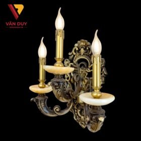 Đèn tường nến đồng đá 4269T3 2