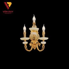 Đèn tường nến đồng đá 24K 4287T3 2