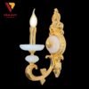 Đèn tường nến đồng đá 24K 4290T1 2