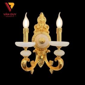 Đèn tường nến đồng đá 24K 4290T2 2