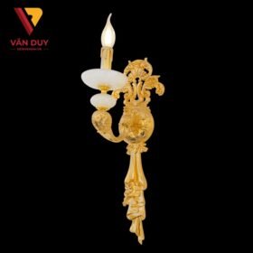 Đèn tường nến đồng đá 24K 4292T1 2