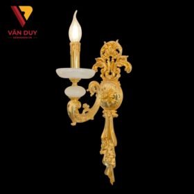 Đèn tường nến đồng đá 24K 4294T1 2