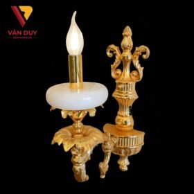 Đèn tường nến đồng đá 24K 4299T1 2