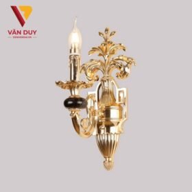 Đèn tường nến đồng đá 4318T1 2