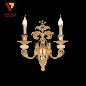 Đèn tường nến đồng đá 4326T2 2