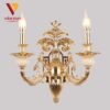 Đèn tường nến đồng đá 4327T2 2