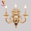 Đèn tường nến đồng đá 4327T3 2