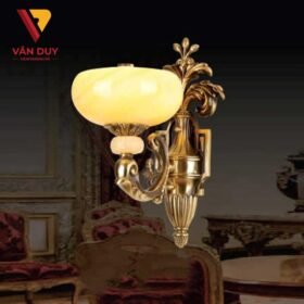 Đèn tường đồng đá cao cấp 4334T1 2