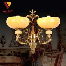 Đèn tường đồng đá cao cấp 4334T2 2