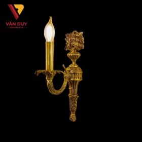 Đèn tường nến đồng đá 4801T1 2