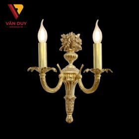 Đèn tường nến đồng đá 4801T2 2