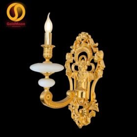 Đèn tường nến đồng đá 24K 4239T1 1