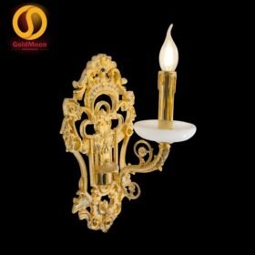 Đèn tường nến đồng đá 24K 4240T1 1
