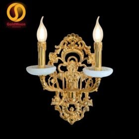Đèn tường nến đồng đá 24K 4240T2 1