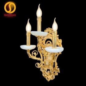 Đèn tường nến đồng đá 24K 4240T3 1