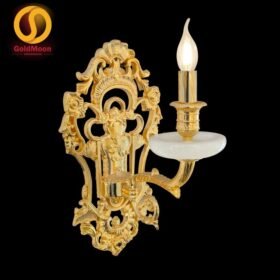 Đèn tường nến đồng đá 24K 4241T1 1