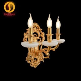Đèn tường nến đồng đá 24K 4241T3 1