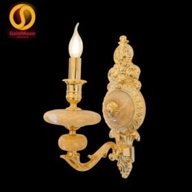 Đèn tường nến đồng đá 24K 4266T1 1