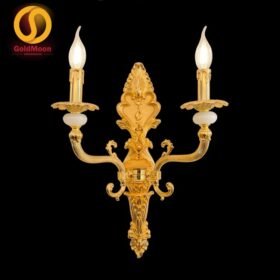 Đèn tường nến đồng đá 24K 4289T2 1