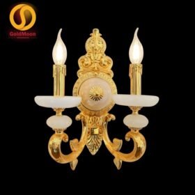 Đèn tường nến đồng đá 24K 4290T2 1
