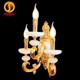 Đèn tường nến đồng đá 24K 4290T3 1