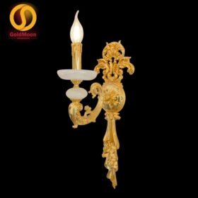 Đèn tường nến đồng đá 24K 4294T1 1