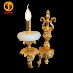 Đèn tường nến đồng đá 24K 4299T1 1