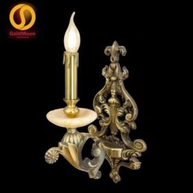 Đèn tường nến đồng đá 4203T1 1