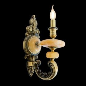 Đèn tường nến đồng đá 4251T1 1