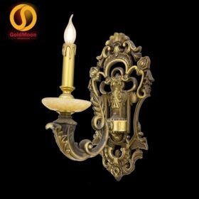 Đèn tường nến đồng đá 4269T1 1