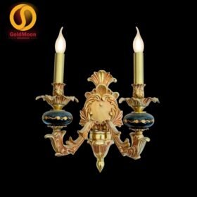 Đèn tường nến đồng đá 4277T2 1